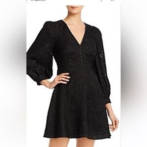 Joie little black dress puff long sleeve NWT revolve